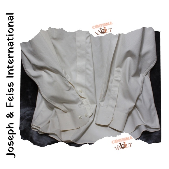 Men’s Joseph & Feiss International Dress Shirt Size 18 (36/37) - Picture 5 of 6